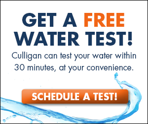 a free water test graphic from culligan